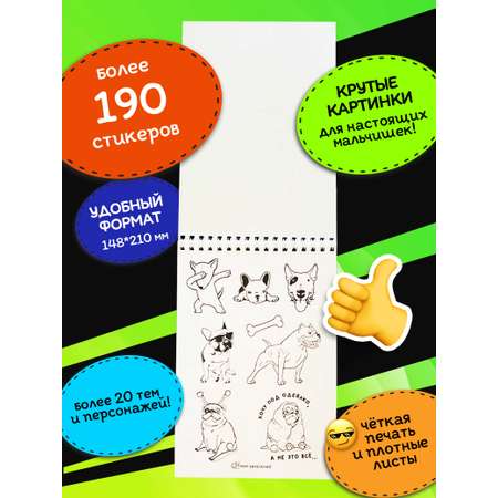 Стикербук Sticker book БВИ Стикербук для мальчиков