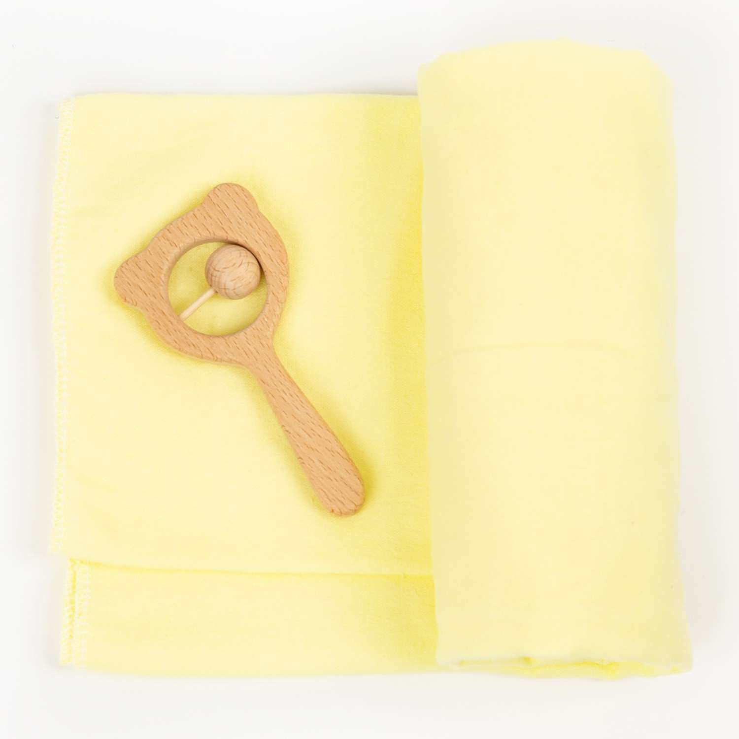 Пеленка фланелевая Чудо-Чадо для новорожденных Гамма желтый 75х120см 3 шт - фото 4