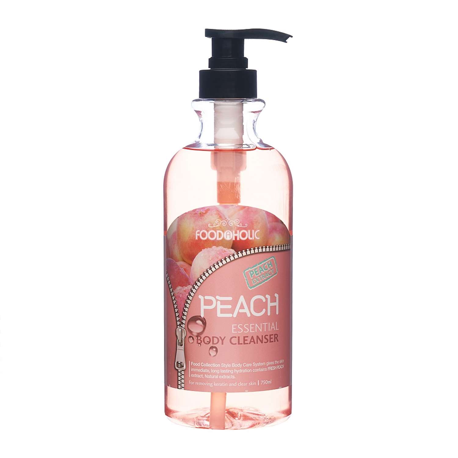 Гель для душа FOODAHOLIC Essential Body Cleanser Peach экстрактом персика - фото 1