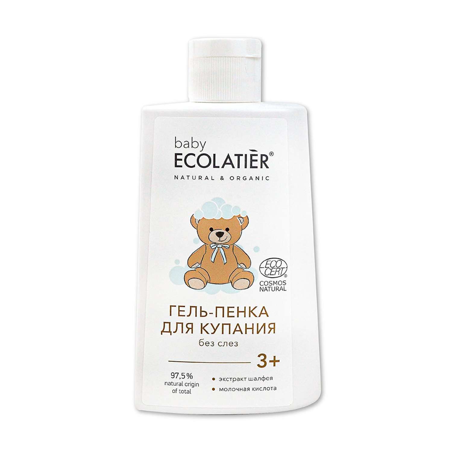 Гель-пенка для купания Ecolatier детская Без слез 3+ 250 мл - фото 1