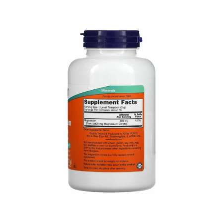 Цитрат магния Now Magnesium Citrate Powder 227 гр