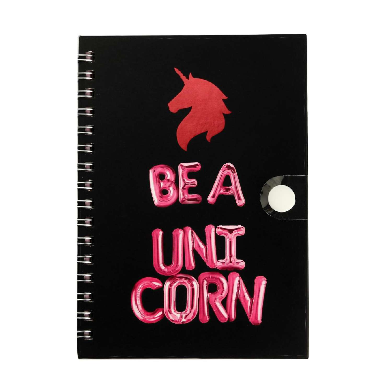 Записная книжка ArtFox на кнопке «Be a unicorn» А6 96 листов - фото 1