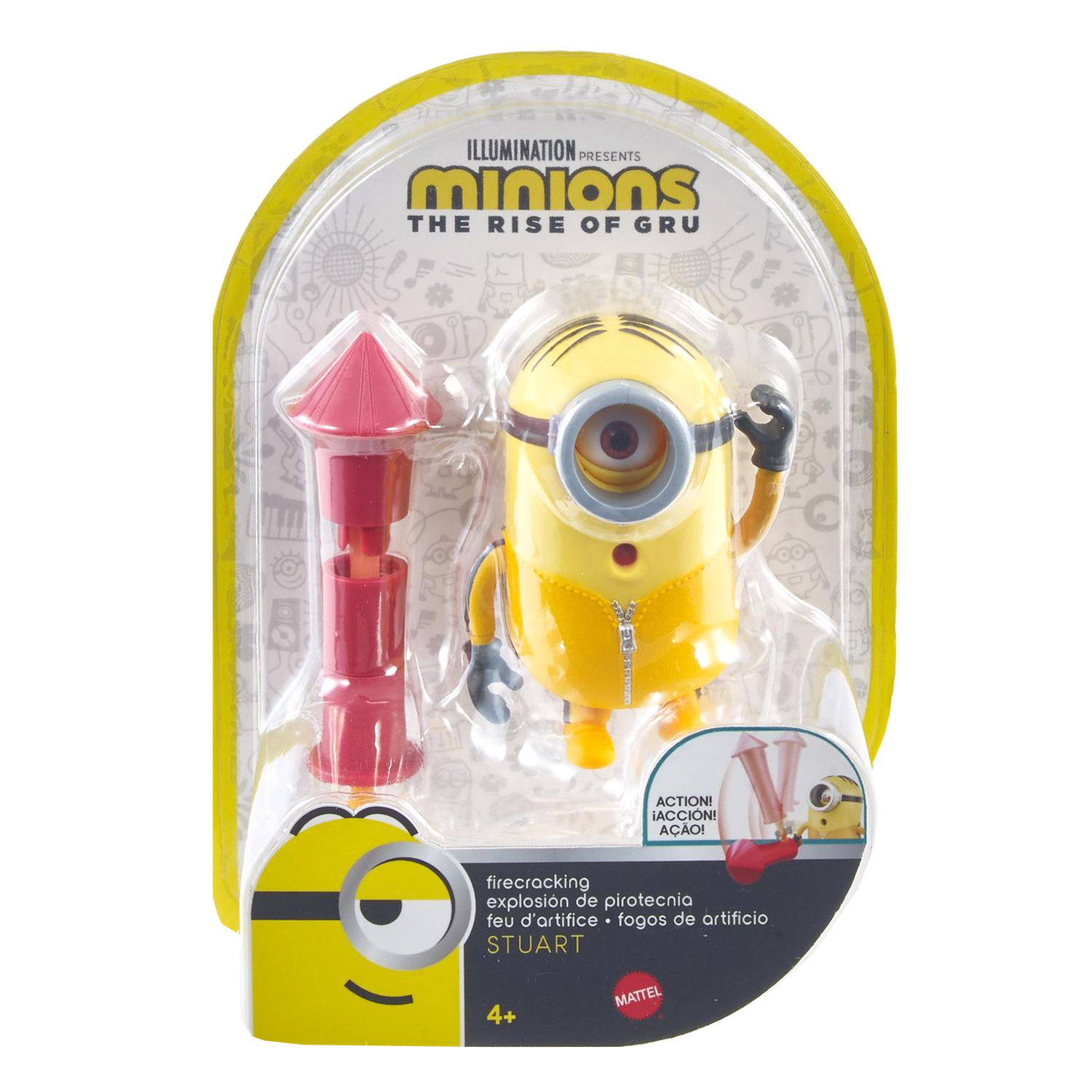 Фигурка Minions Озорные миньоны Стюарт с фейерверком GNR49 - фото 2