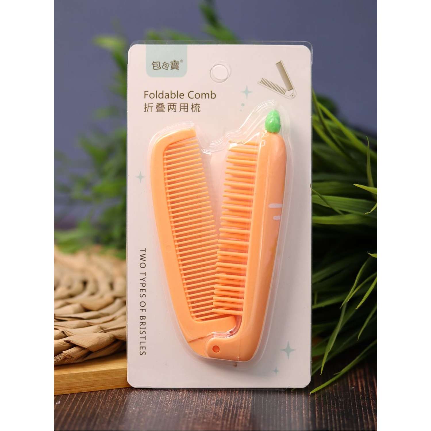 Расческа iLikeGift Carrot double orange - фото 8