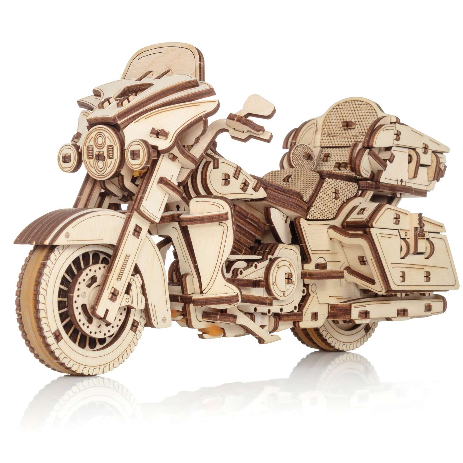 Сборная модель Eco Wood Art Мотоцикл Байк из дерева - фото 1