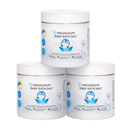 Соль для ванны детская Salt of the Earth для купания Magnesium Baby Bath Salt 1500 г