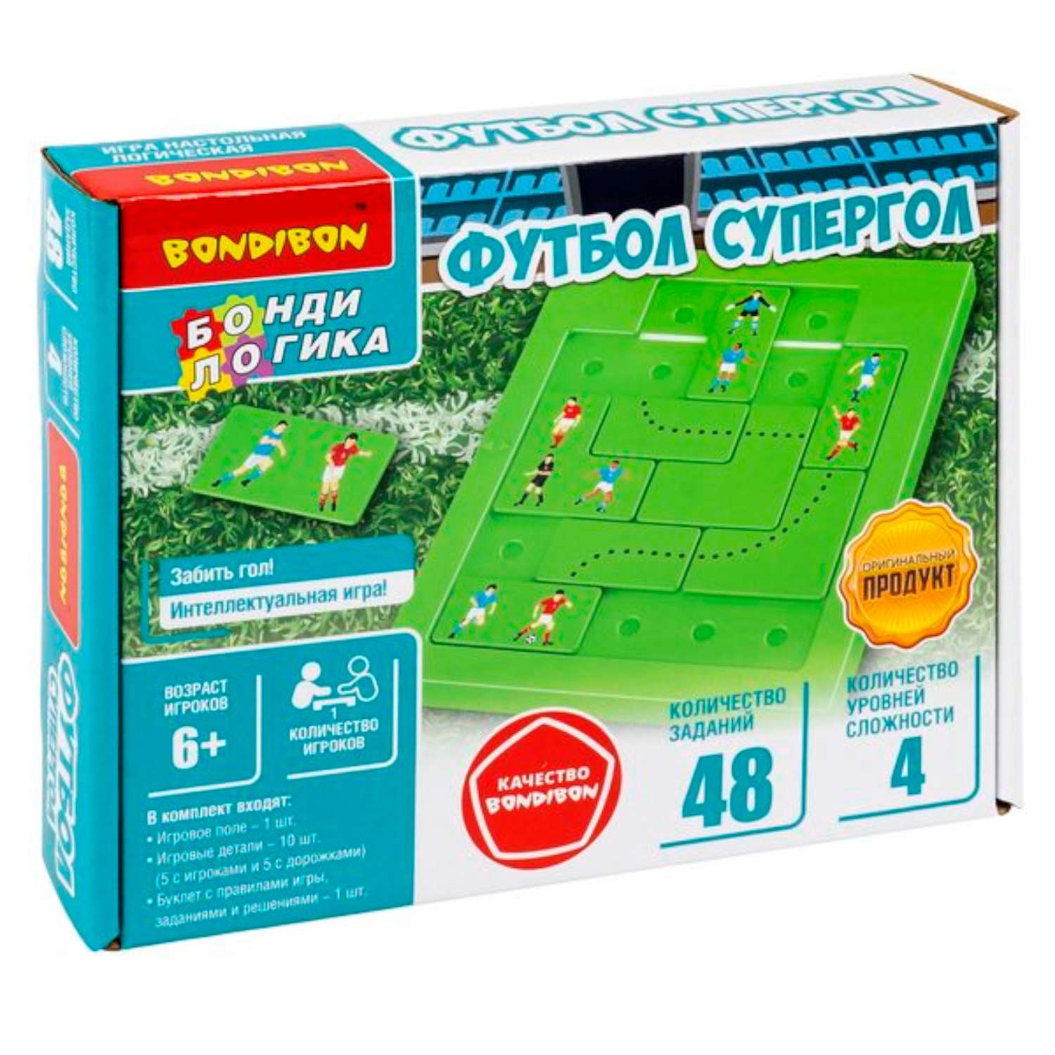 Игра настольная логическая Bondibon Футбол Супергол ВВ6261 - фото 1