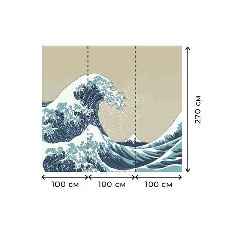 Фотообои VEROL на флизелиновой основе Морские волны