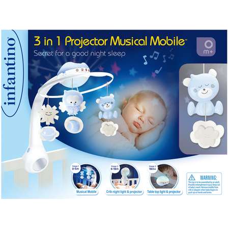 Игрушка INFANTINO Мобиль проектор музыкальный 4896