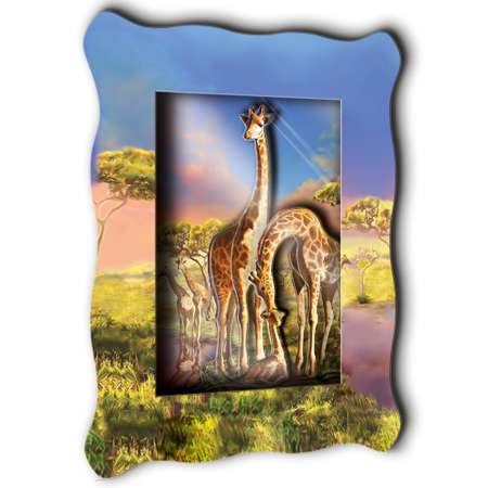 Набор для творчества VIZZLE Мини Семья жирафов