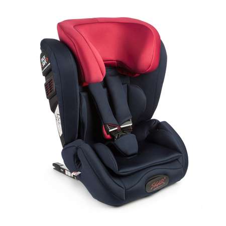 Детское автокресло SIGER УУД Гранд Isofix гр.I/II/III синий красный