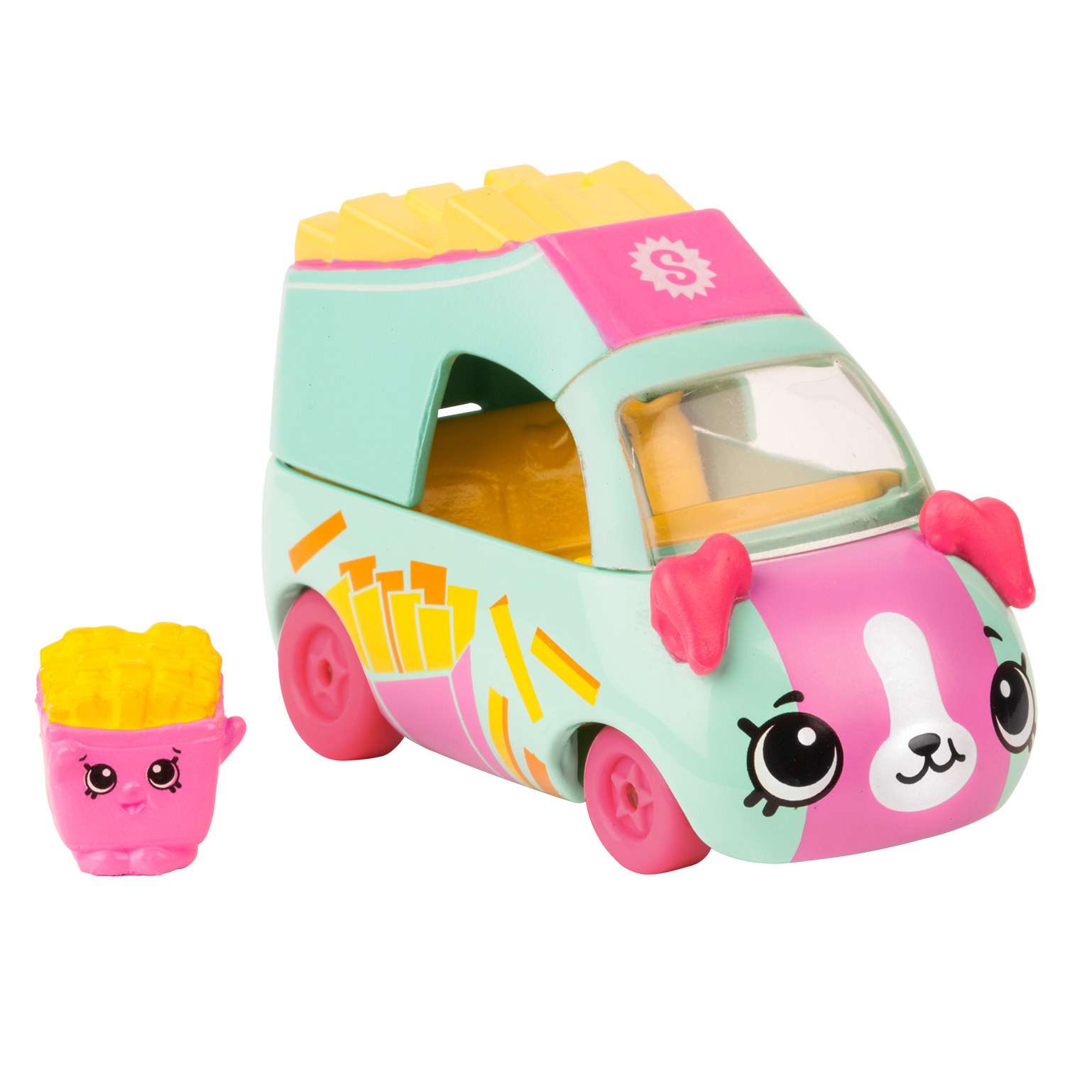 Машинки Cutie Cars 3шт +мини-фигурки Shopkins S3 Вкусный перекус 57139 - фото 7