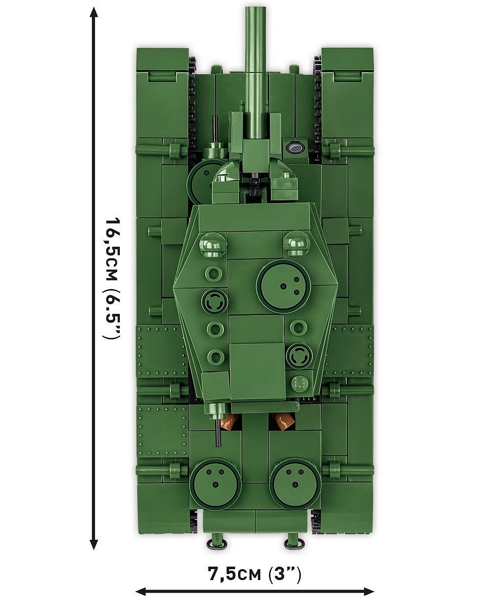 Конструктор COBI Советский танк КВ-2 WWII KV-2 510 деталей - фото 6