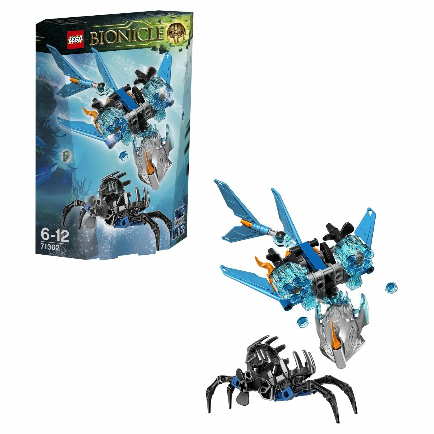 Конструктор LEGO Bionicle Акида, Тотемное животное Воды (71302) купить по  цене 799 ₽ в интернет-магазине Детский мир