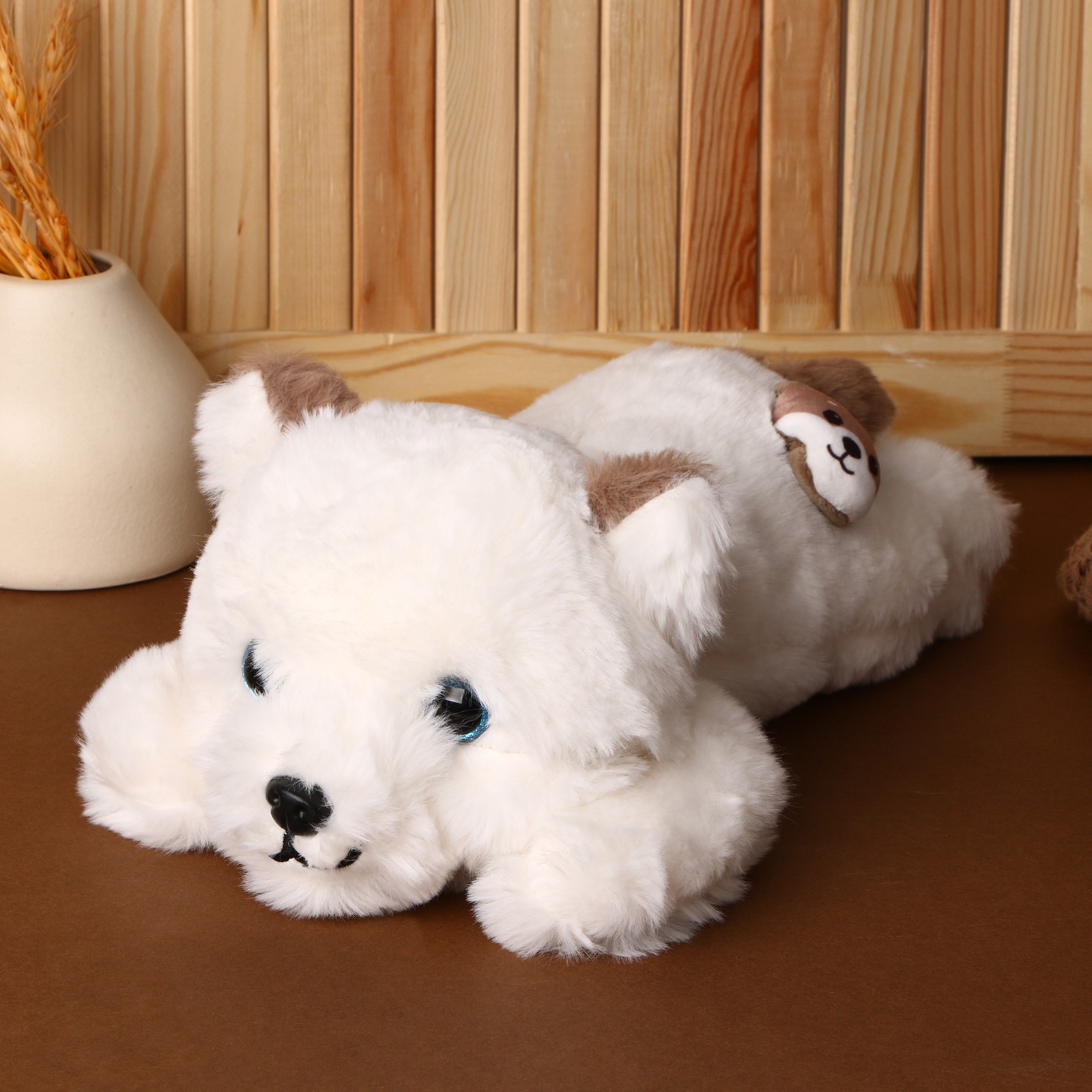 Мягкая игрушка Sima-Land «Собака» 33 см цвет белый - фото 1