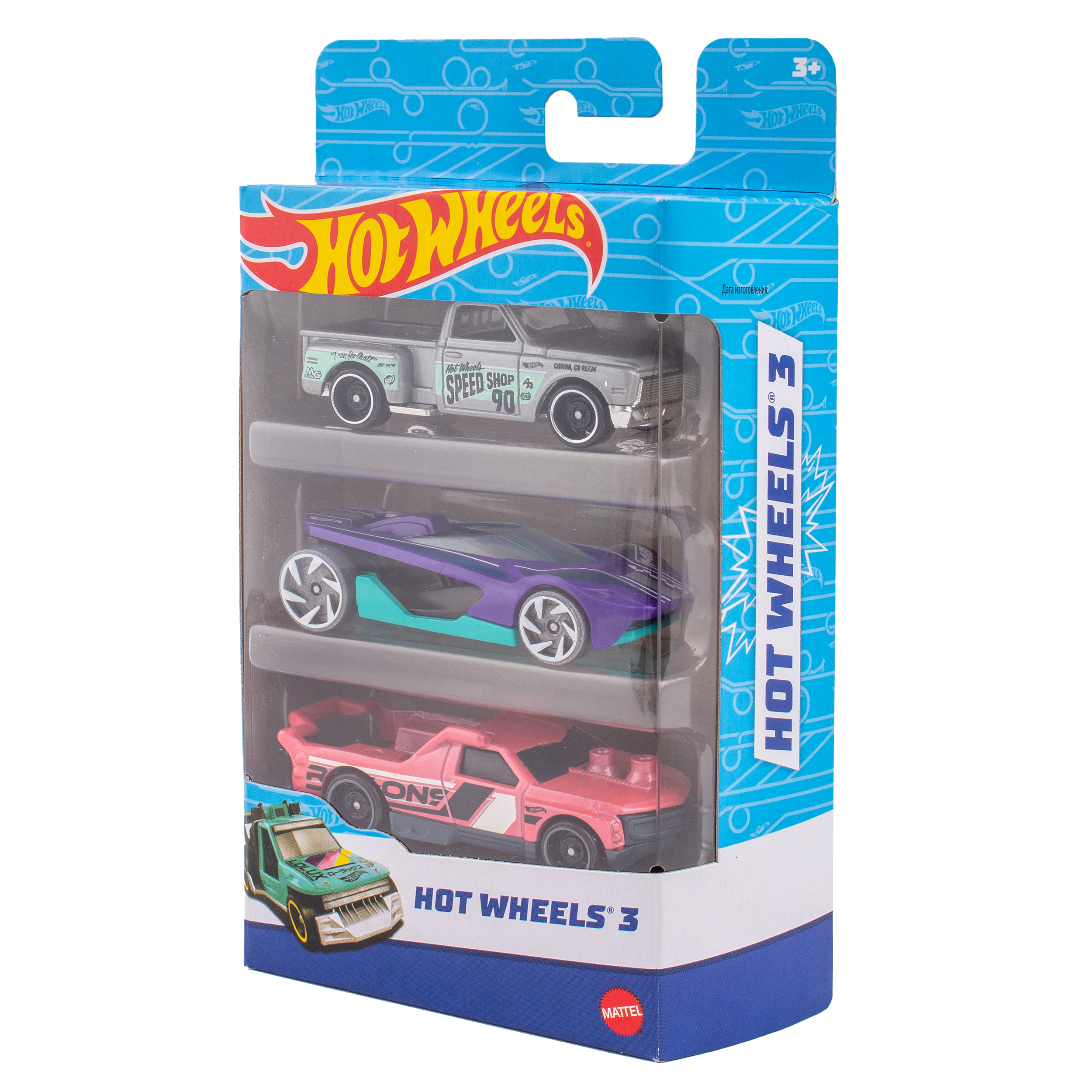 Набор Mattel Hot Wheels из 3 машинок модель 1 K5904_1 - фото 6