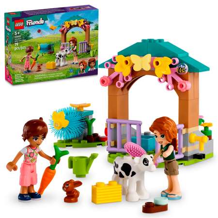 Конструктор детский LEGO Friends Коровник Отэм для телят 42607