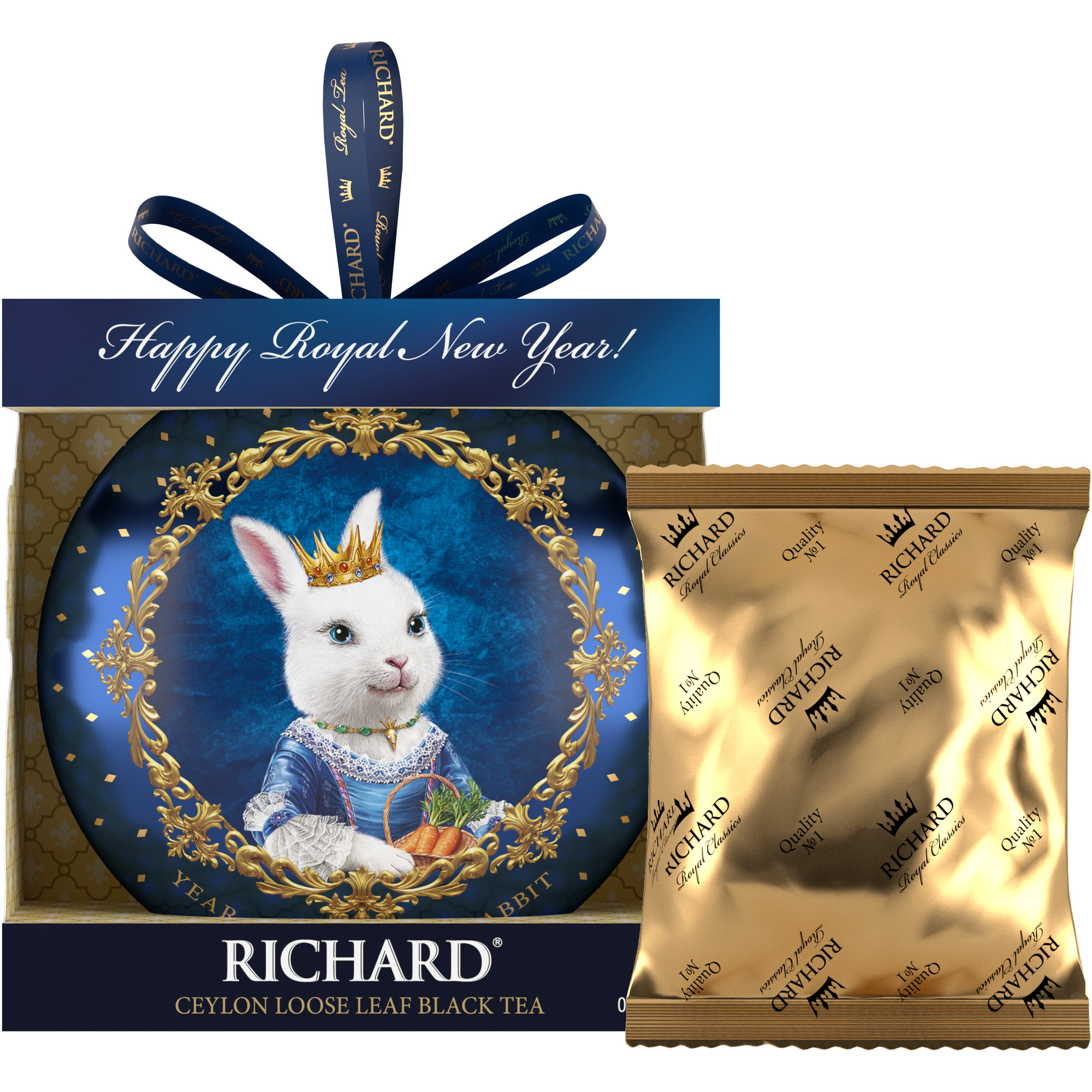 Чай черный крупнолистовой Richard Year of the Royal Rabbit с символом нового года принцесса 20 гр - фото 4