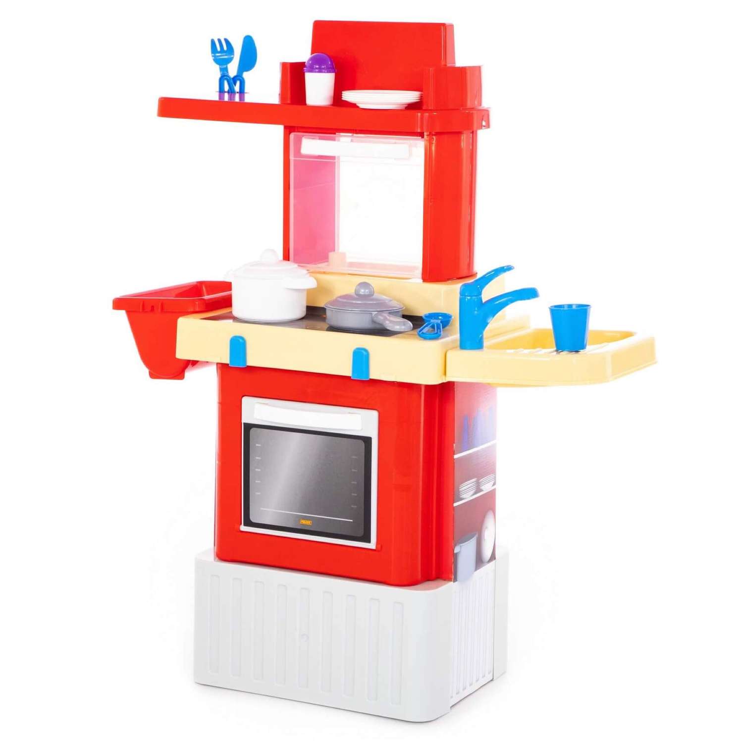Игровой набор Полесье детская кухня с игрушечной посудой INFINITY basic - фото 1