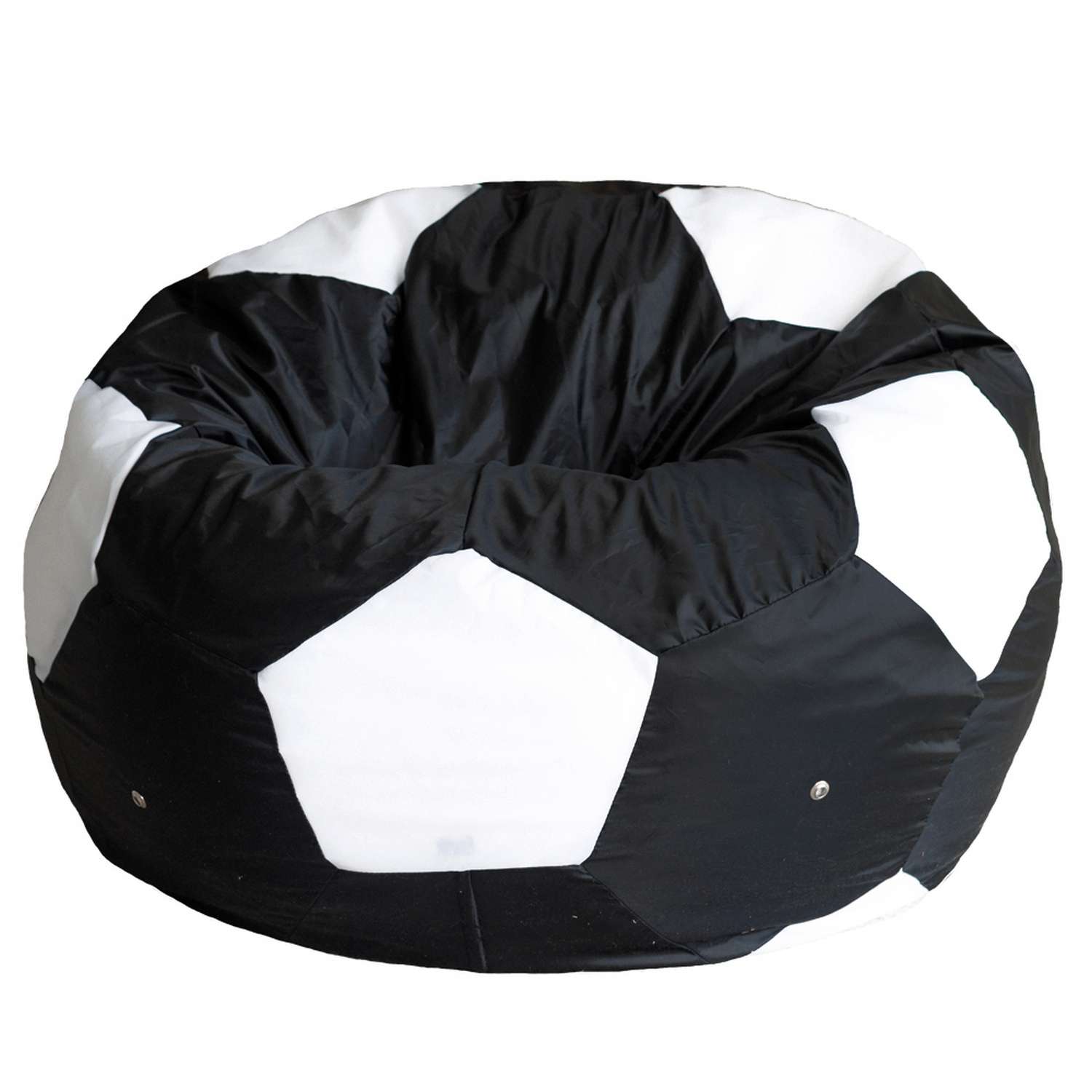 Кресло-мешок DreamBag Мяч Черно-Белый Оксфорд - фото 1