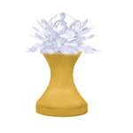 Ночник Uniglodis хрустальный цветок золотая подставка