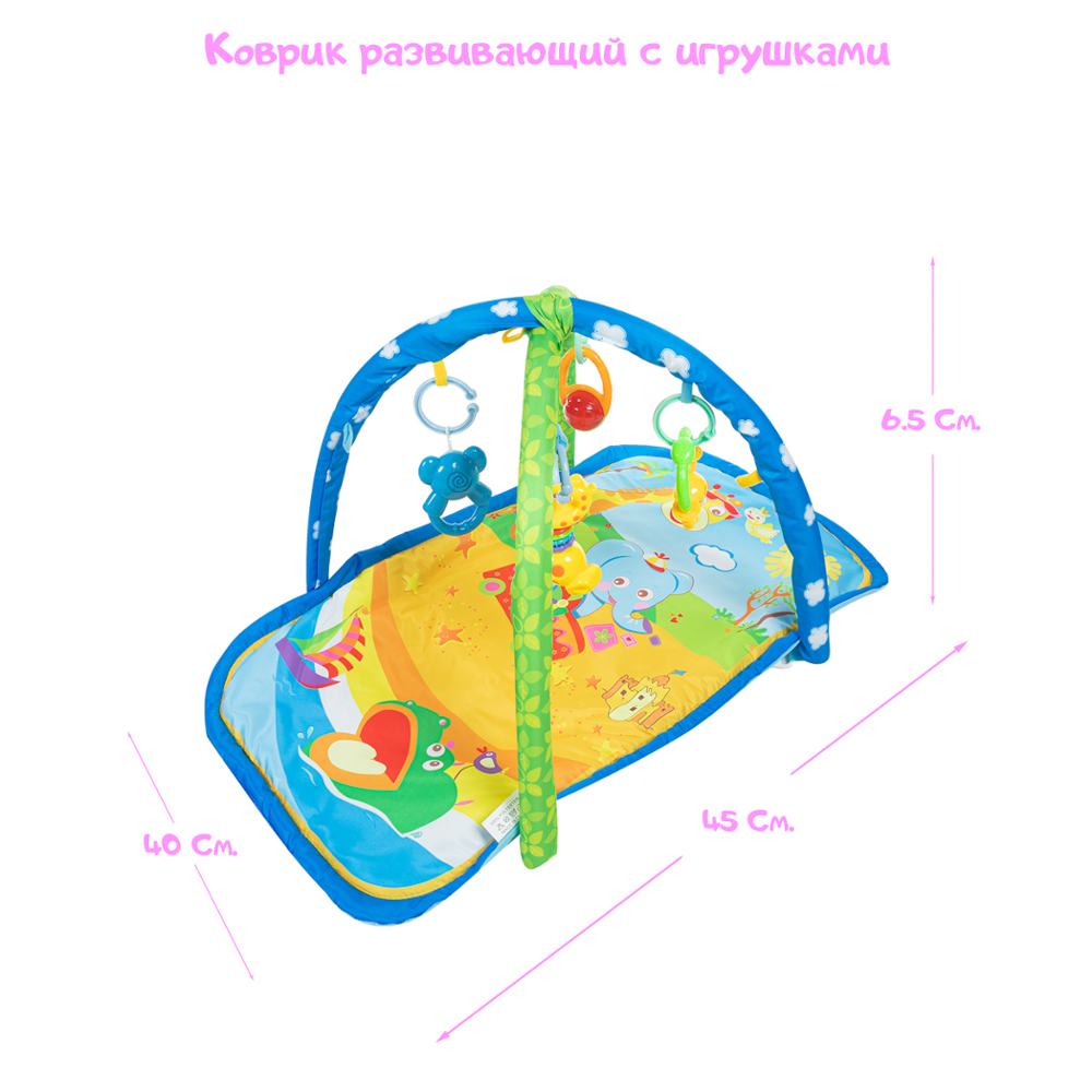 Развивающий коврик RIKI TIKI 40х45 см - фото 4