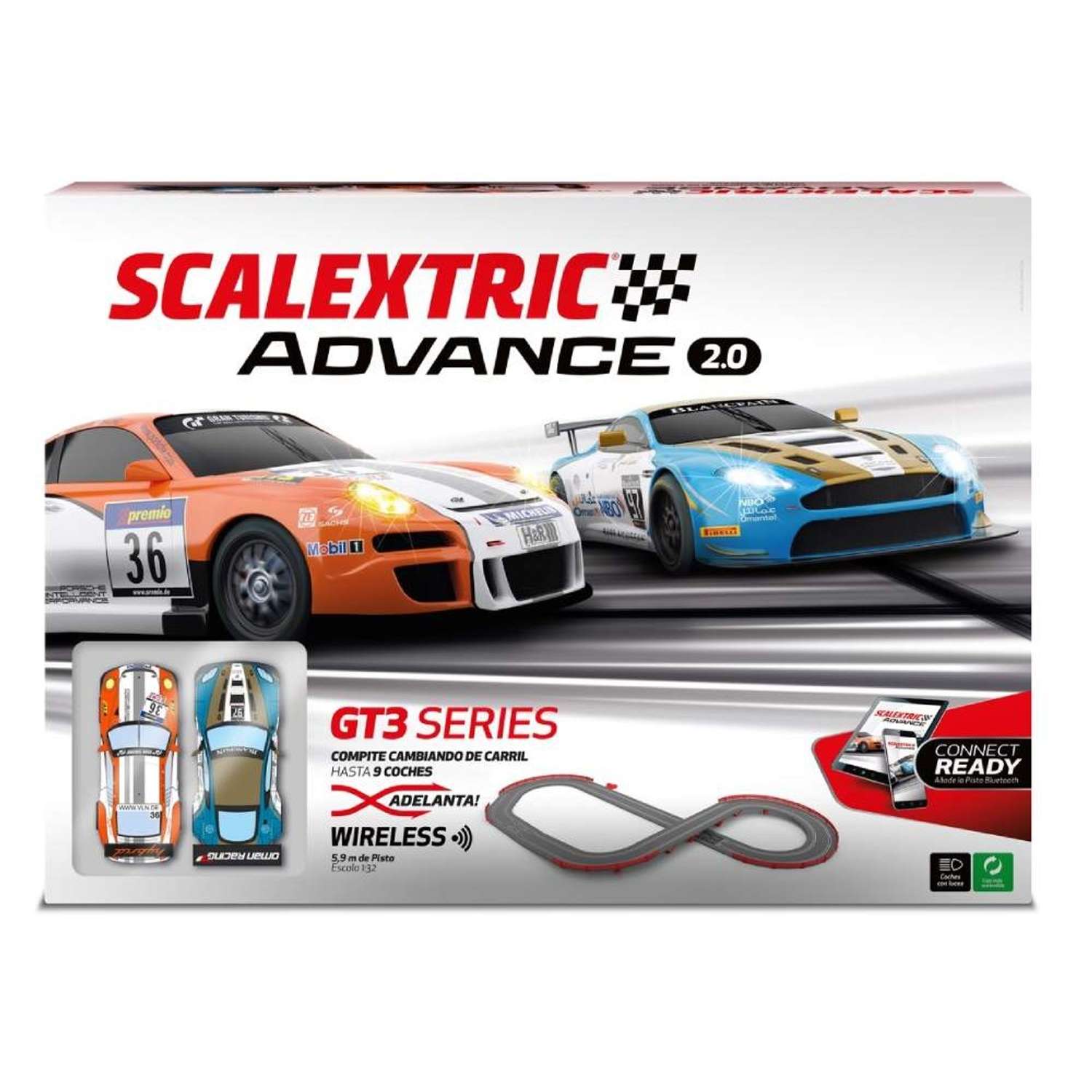Автотрек Scalextric Advance GT3 Series E10402S500 - фото 2