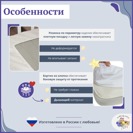 Наматрасник Owl and EarlyBird