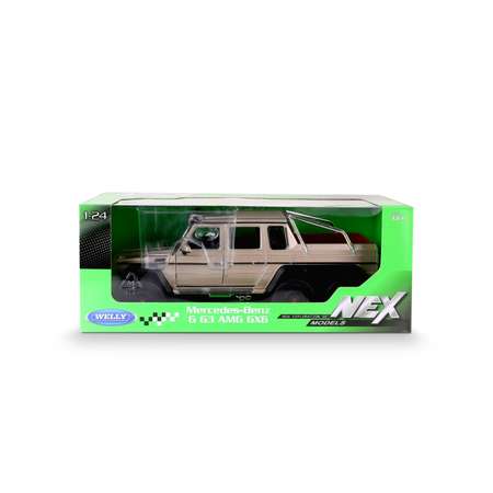 Машина Welly 1:24 Mercedes-Benz G63AMG 6х6 Бежевый 24061W