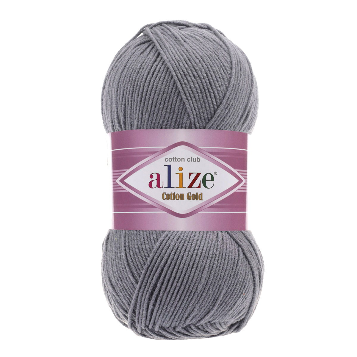 Пряжа Alize для теплой одежды пледов игрушек Cotton gold 100 гр 330 м 5 мотков 87 угольный серый - фото 6