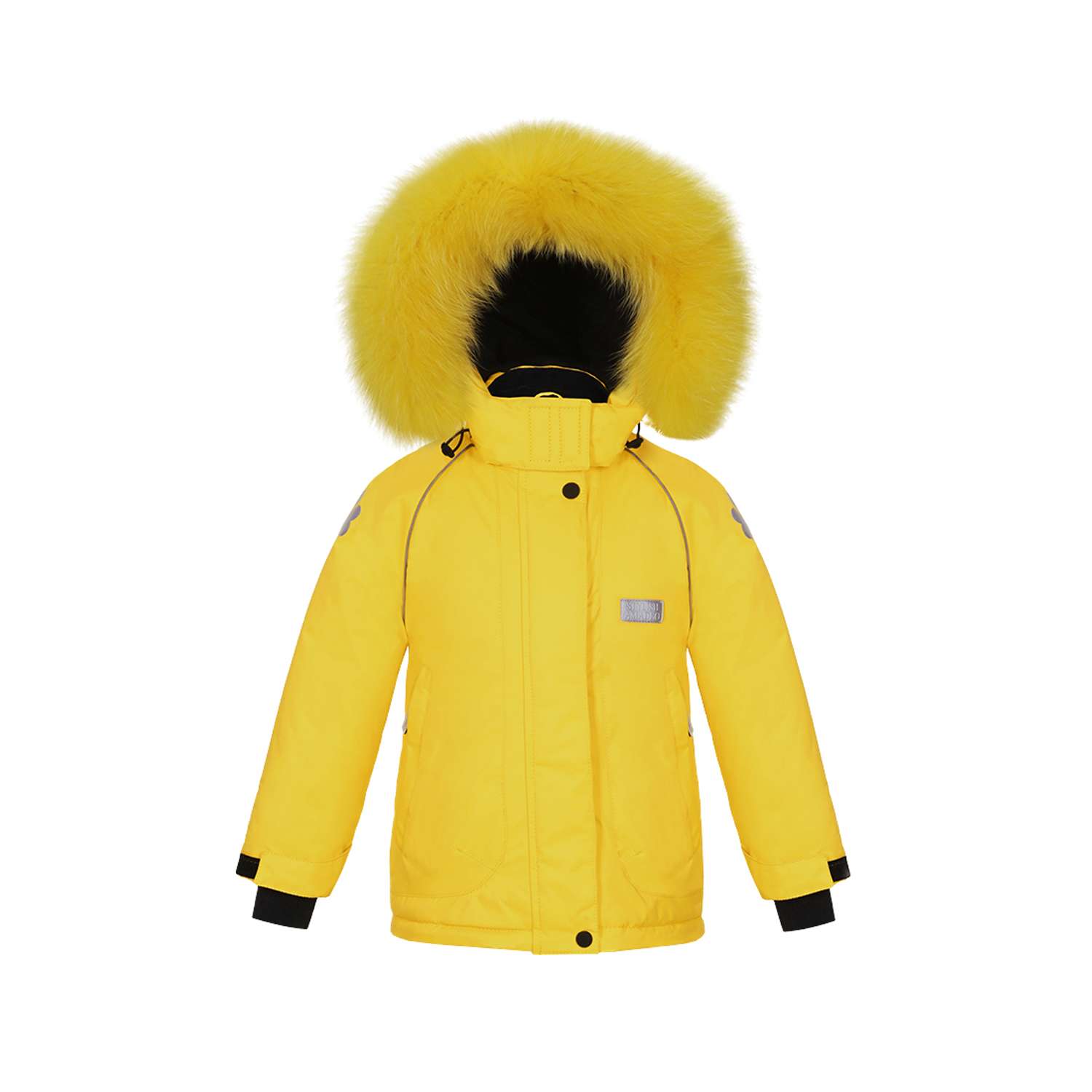Куртка Stylish AMADEO AJ-114A-желтый - фото 1