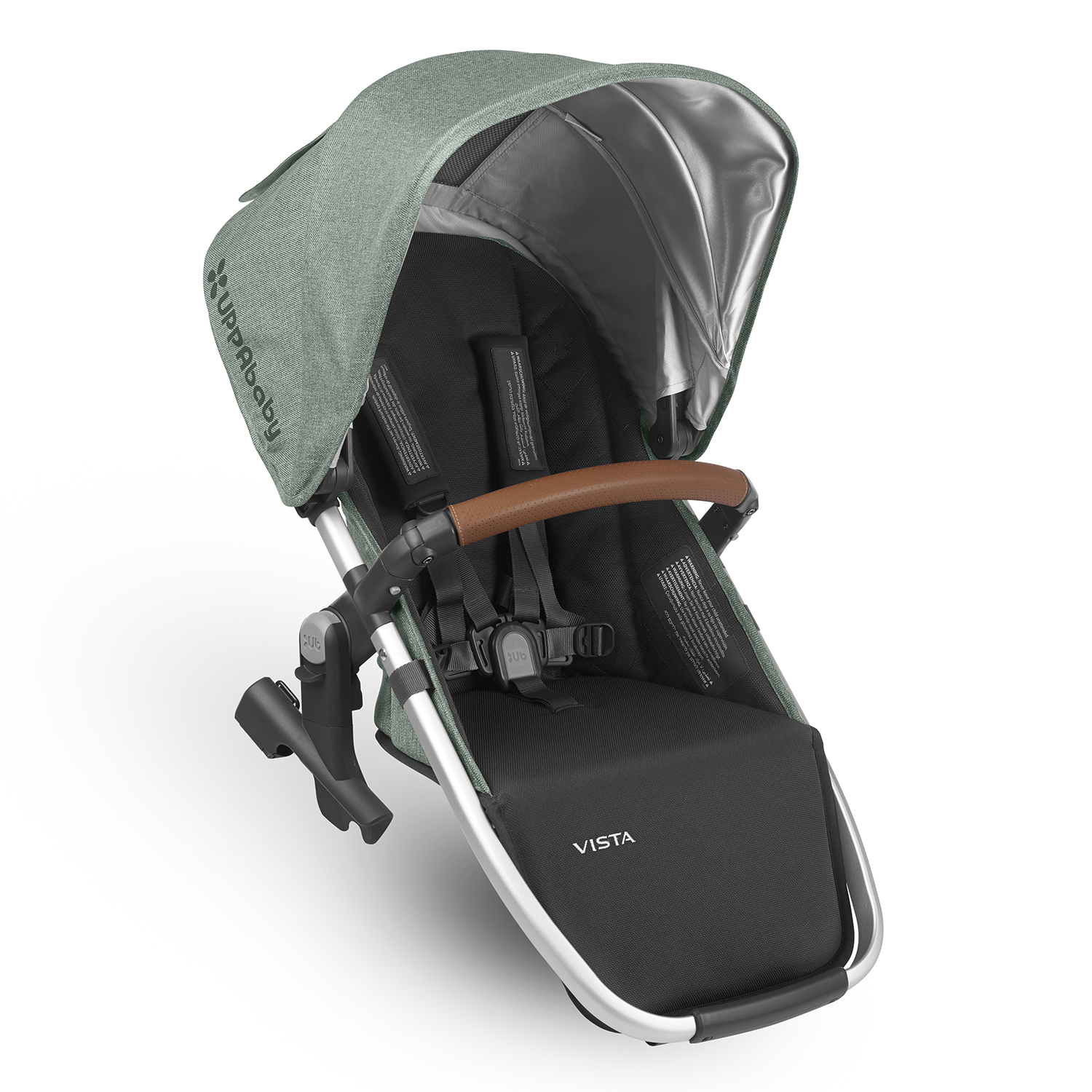 Сиденье дополнительное UPPAbaby Vista 2018 Emmett Sage-army Green melange 0918-RBS-EU-EMT - фото 1