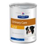 Корм для собак HILLS 370г Prescription Diet s/d UrinaryCare для мочевыводящих путей консервированный