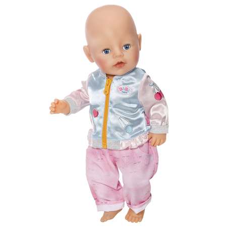 Одежда для кукол Zapf Creation Baby born Штанишки и кофточка для прогулки Розовые 824-542P