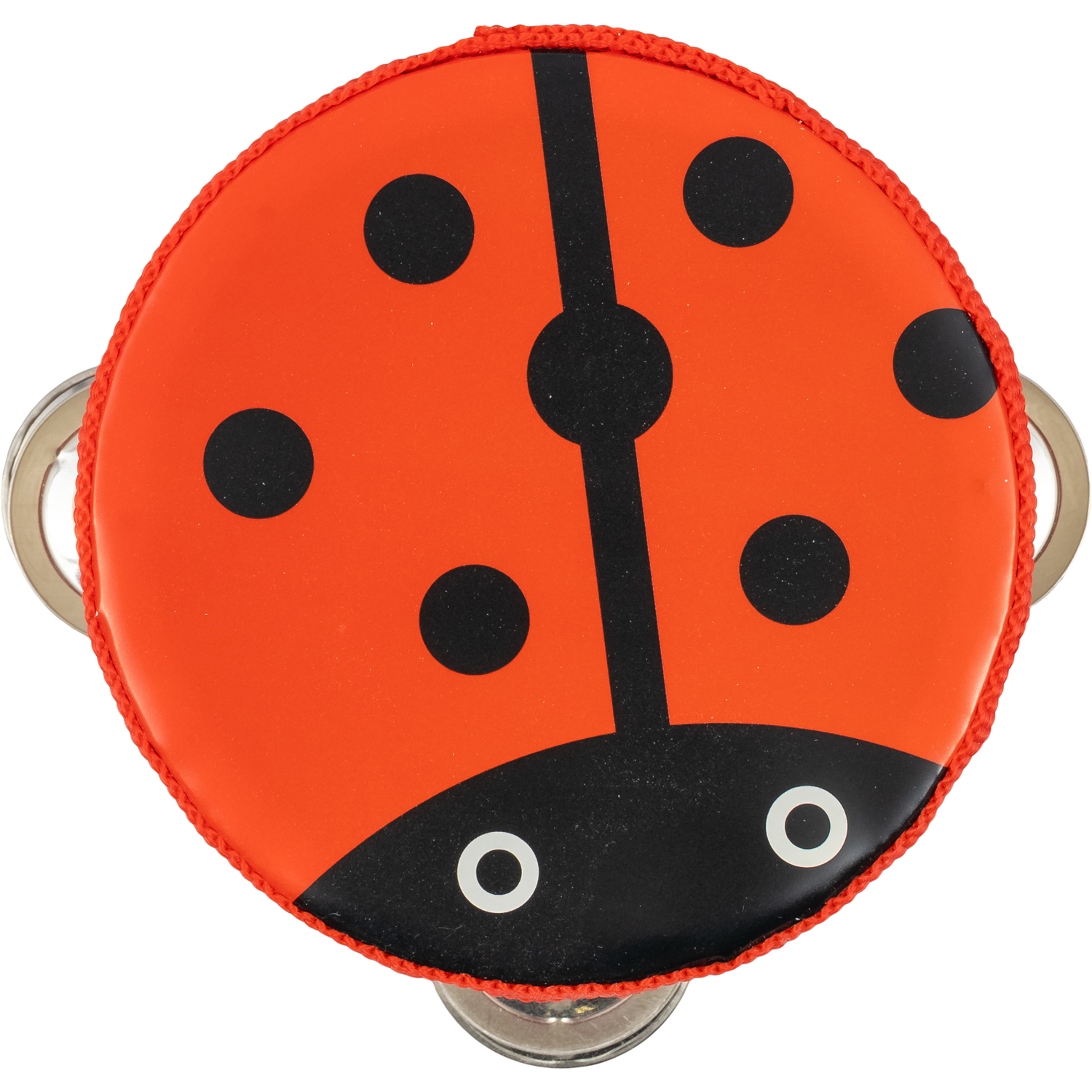Тамбурин бубен BEE DF601A Ladybug деревянный дизайн божья коровка - фото 2