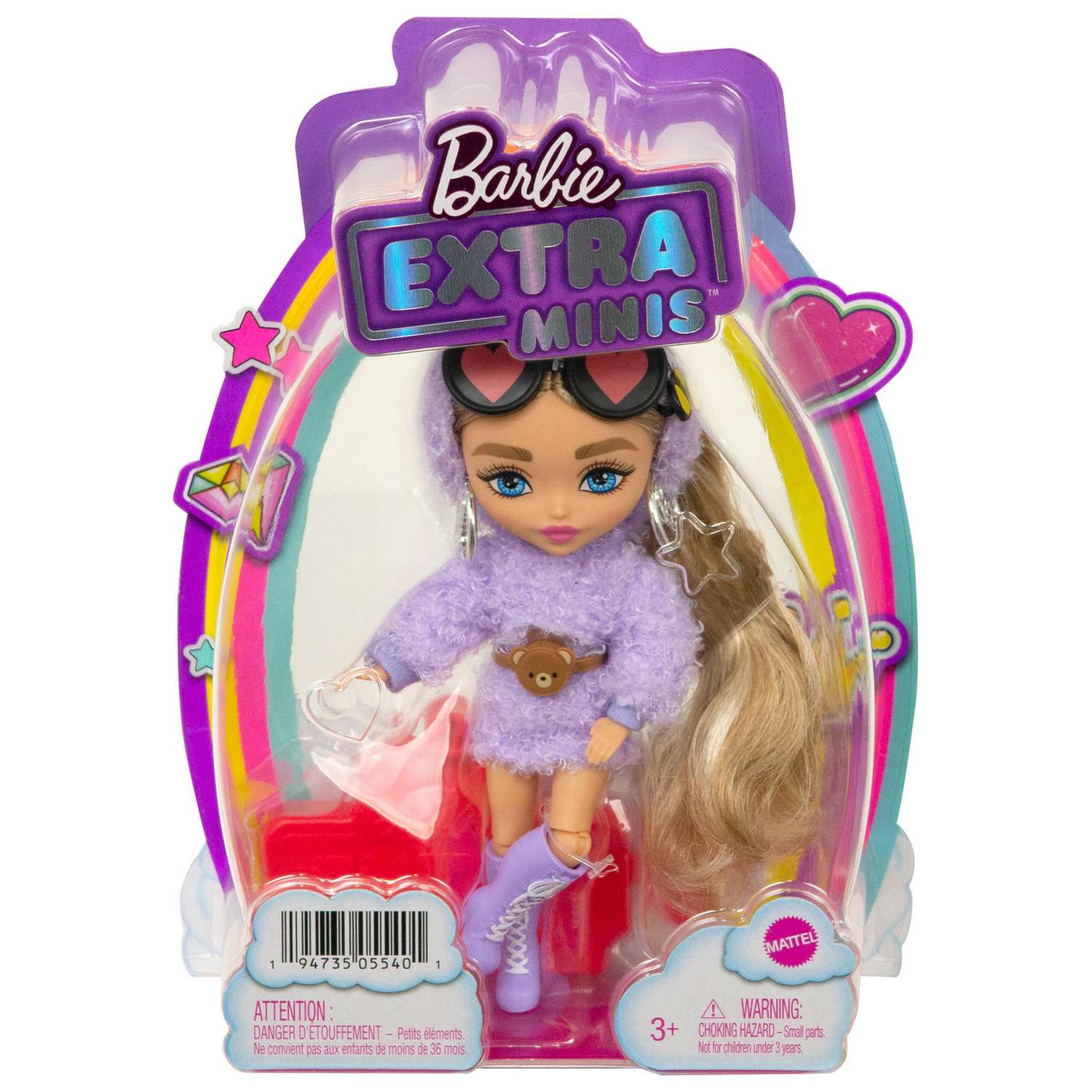 Кукла Barbie Экстра Минис 4 HGP66 HGP62 - фото 2