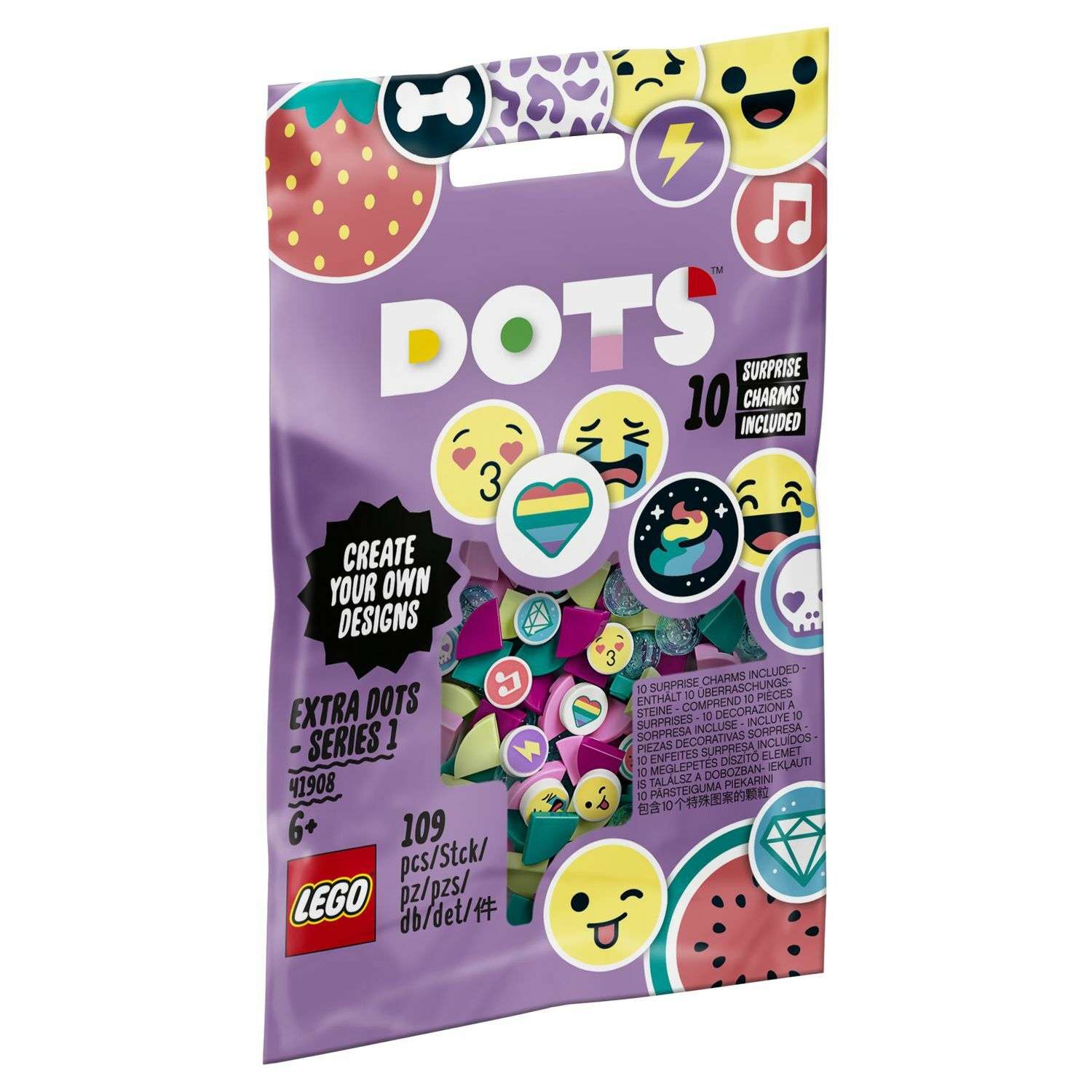 Набор для творчества LEGO DOTS дополнительные элементы 109деталей 41908 - фото 2