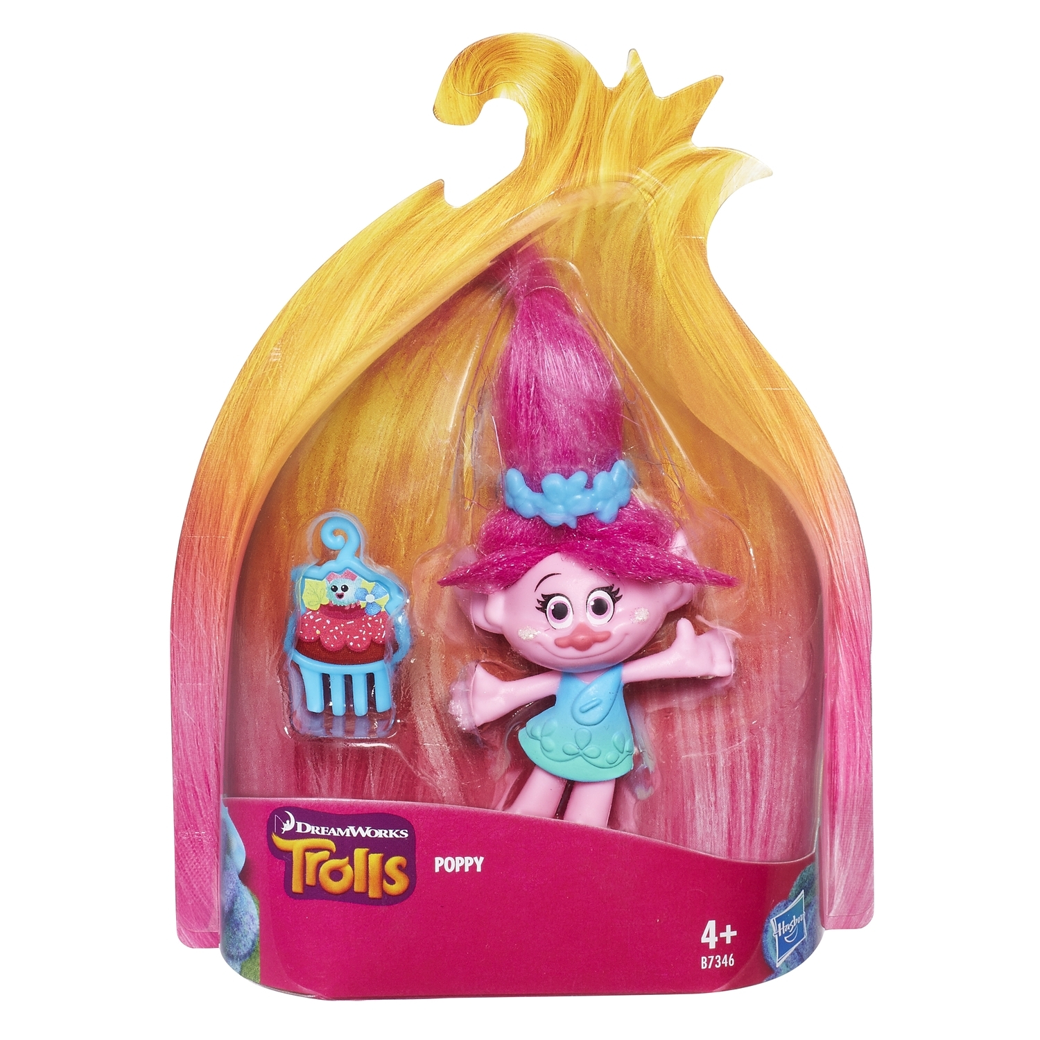 Коллекционная фигурка Trolls тролля Poppy B7346 - фото 2