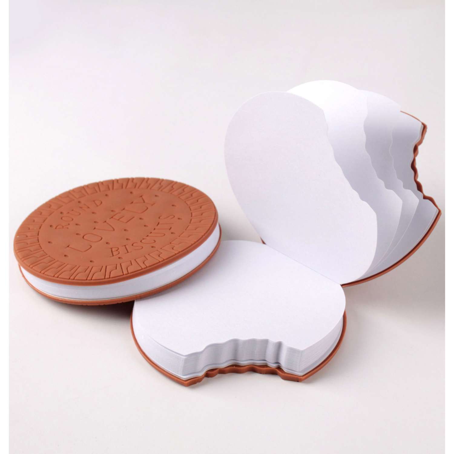Бумага для записей Darvish блок на склейке ароматизированный проклеенный Печенька диаметр 9 см 80 листов - фото 2