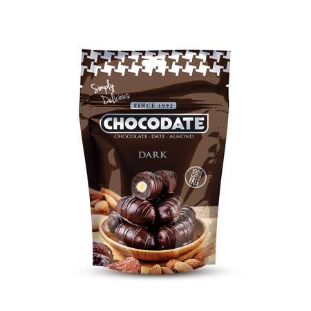 Финики с миндалём CHOCODATE в тёмном шоколаде 100г