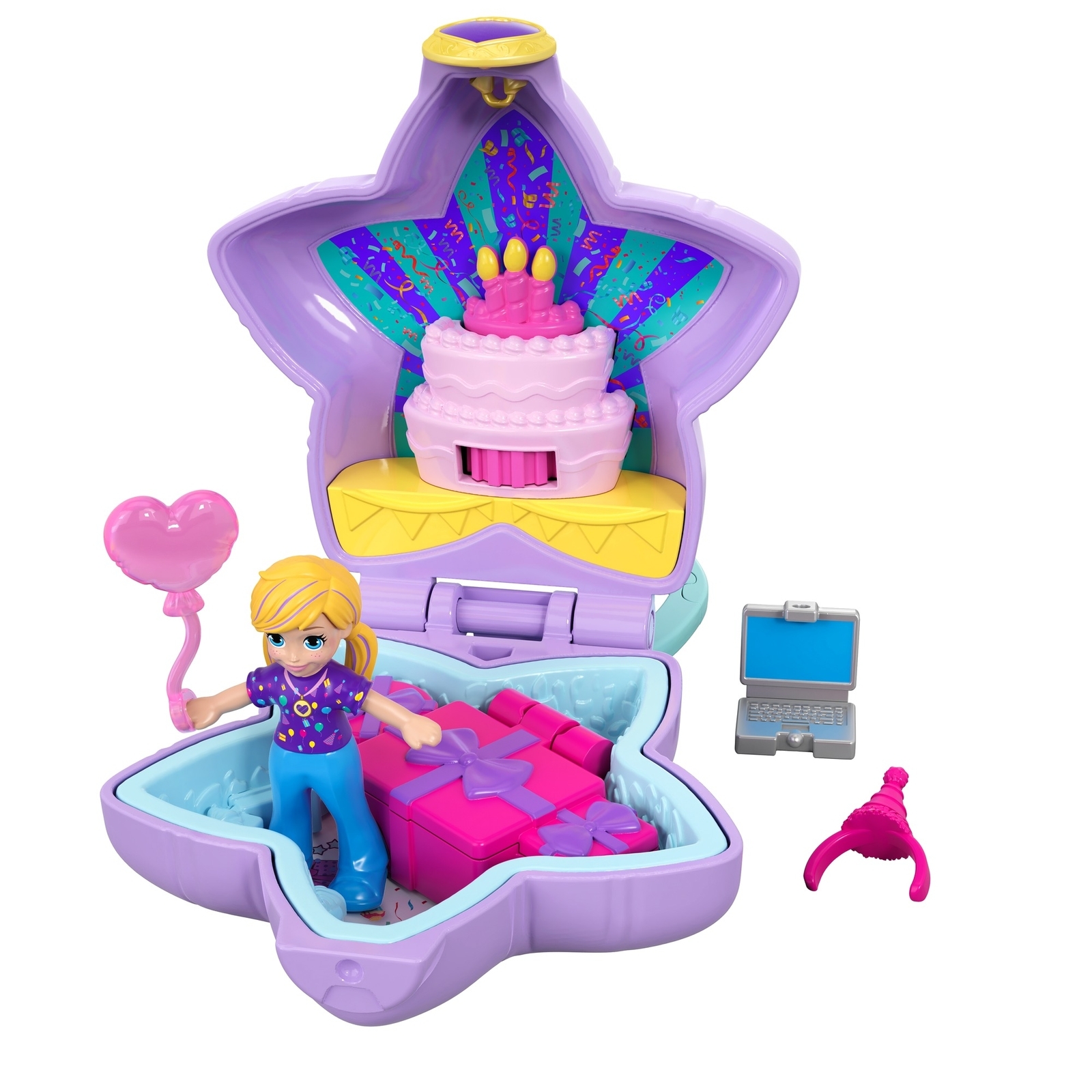 Набор игровой POLLY POCKET Вечеринка-сюрприз на День рождения GFM53 GFM53 - фото 4