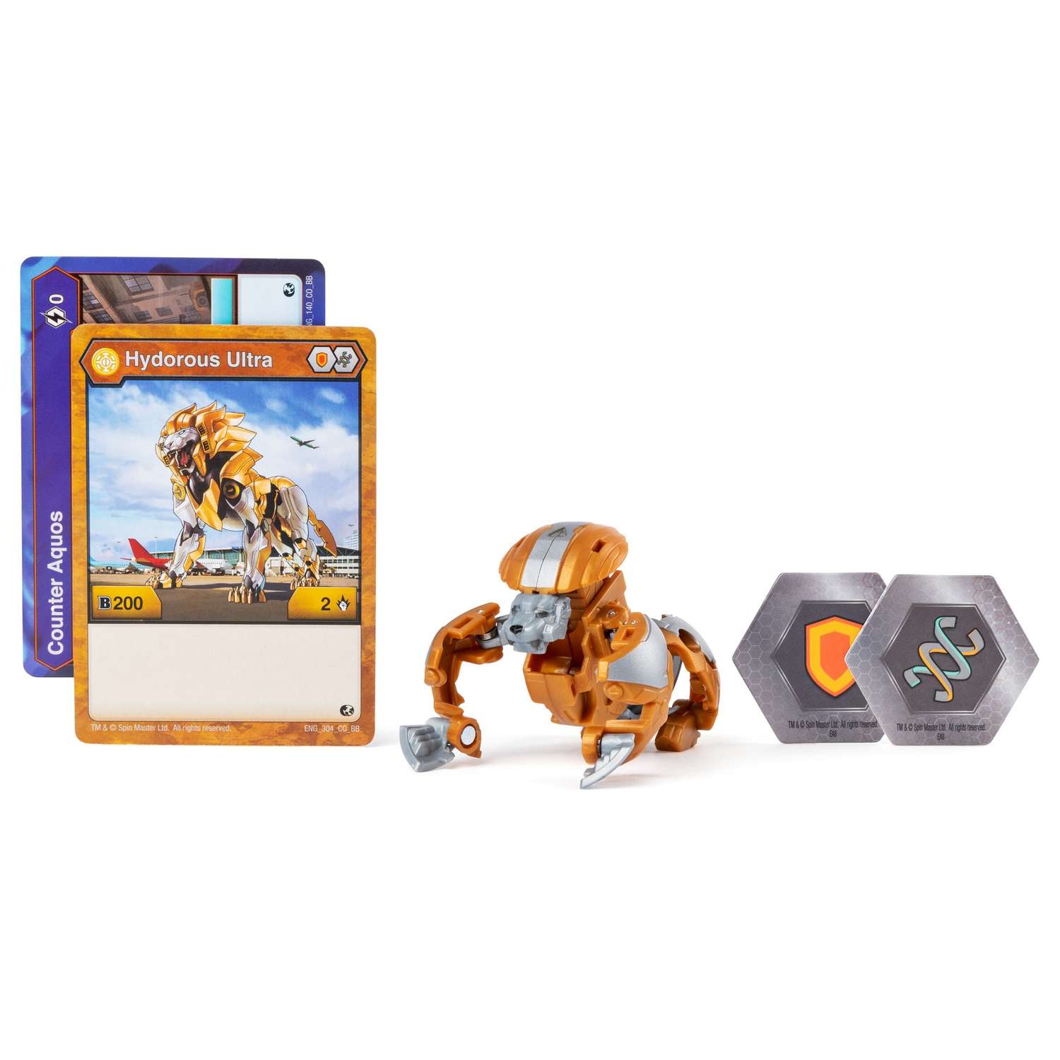 Фигурка-трансформер Bakugan Ультра Lion Gold 6045146/20107994 - фото 3