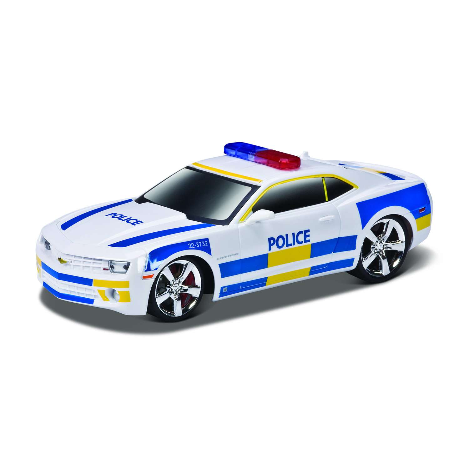 Машина MAISTO 1:24 Chevrolet Camaro Ss Rs Police Белый 81236 81236 - фото 1