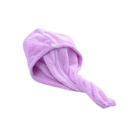 Полотенце для волос Ripoma Из микрофибры фиолетовое