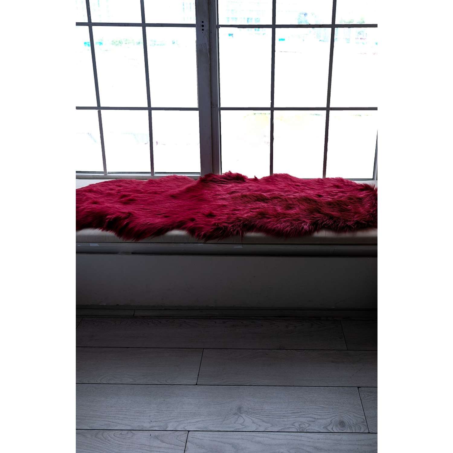 Коврик прикроватный Strawberry dreams 60х180 см бордовый - фото 1
