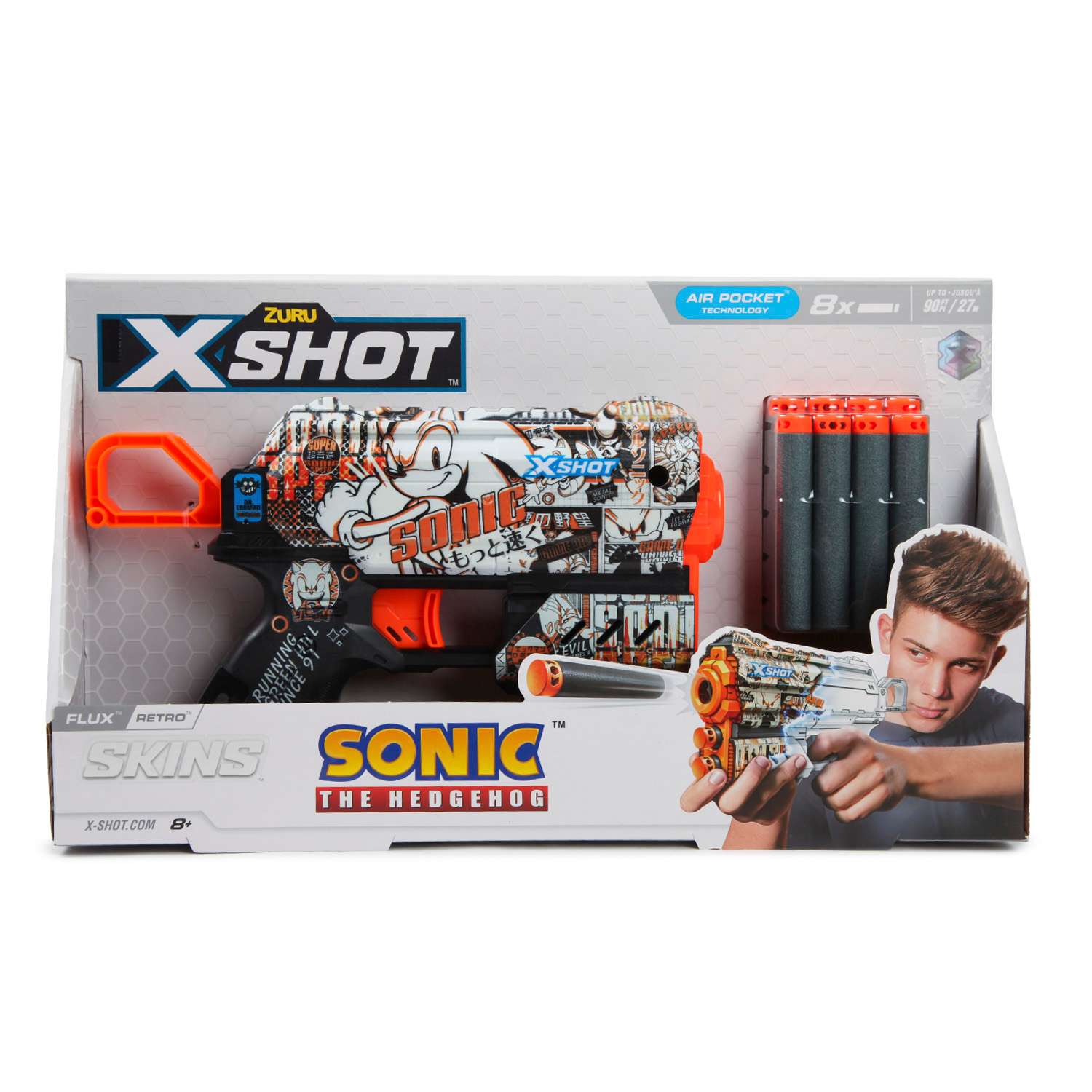 Набор для стрельбы X-Shot Skins Flux Sonic в ассортименте 36648 - фото 3