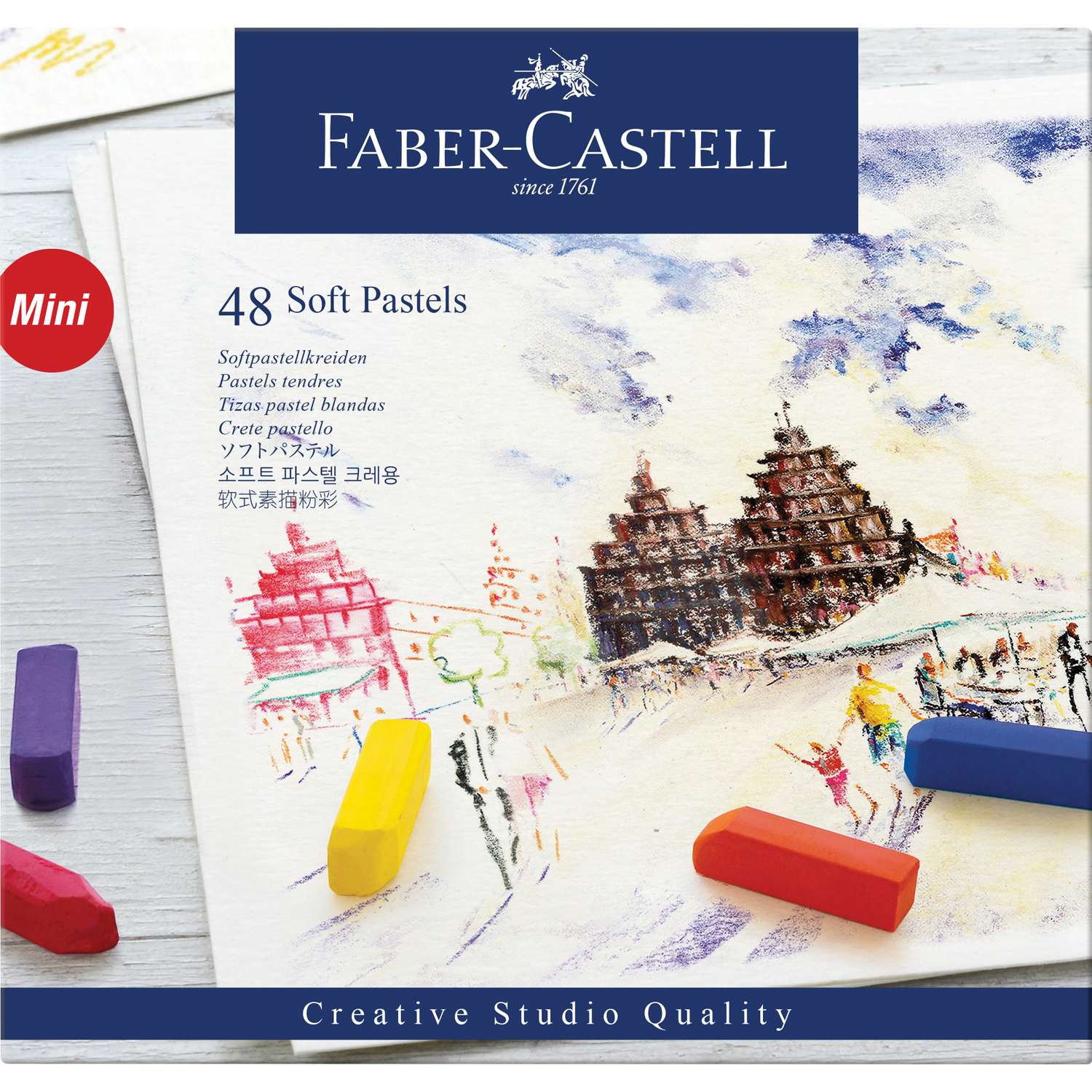 Пастель Faber Castle Soft pastels 48 цветов мини - фото 1