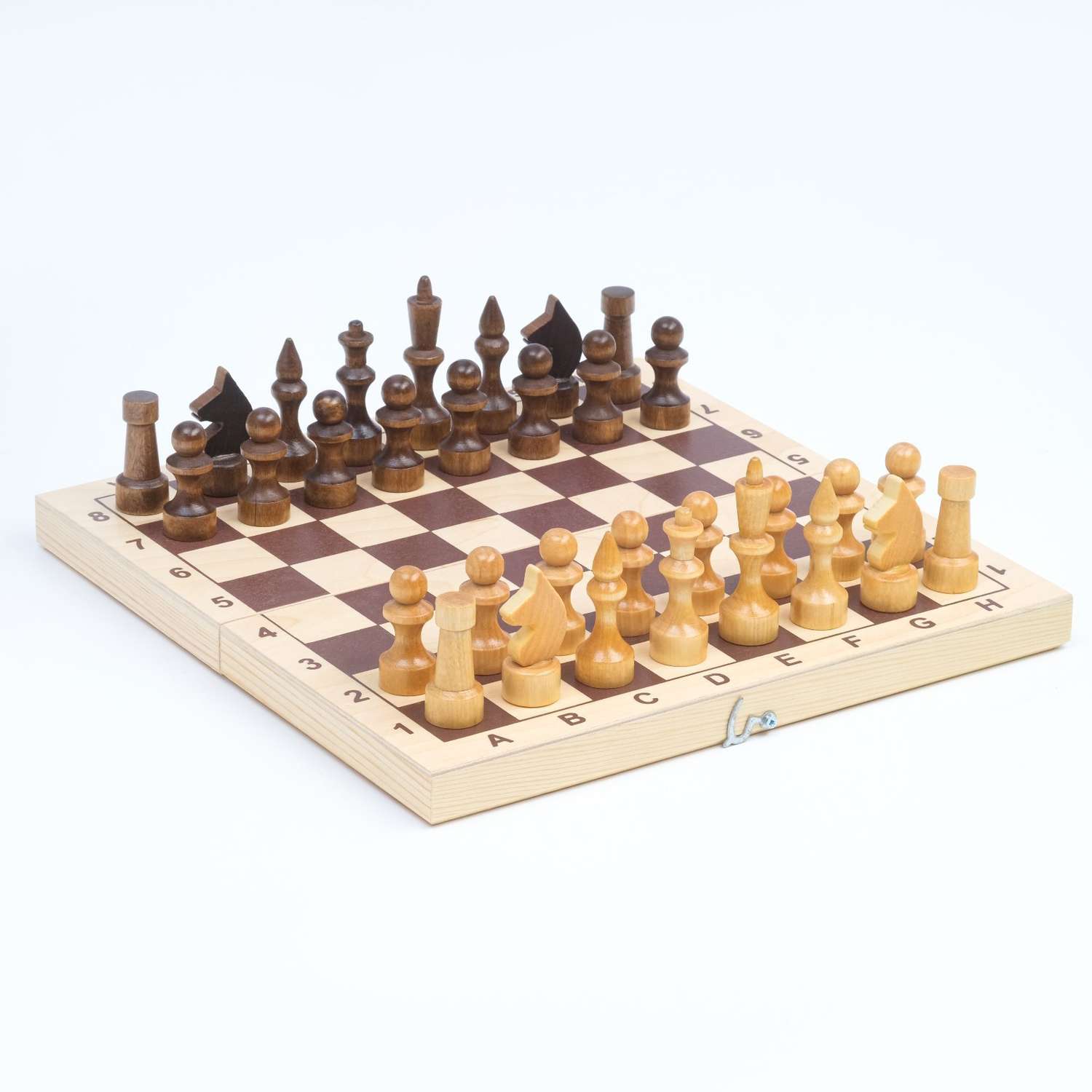 Настольная игра Sima-Land 3 в 1 шахматы шашки нарды доска дерево 29х29 см - фото 2