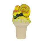 Игрушка сюрприз 1 TOY Мороженки Сквиши стайл Лимонный Сорбет куколка с мягкой прической ароматизированная 12 см