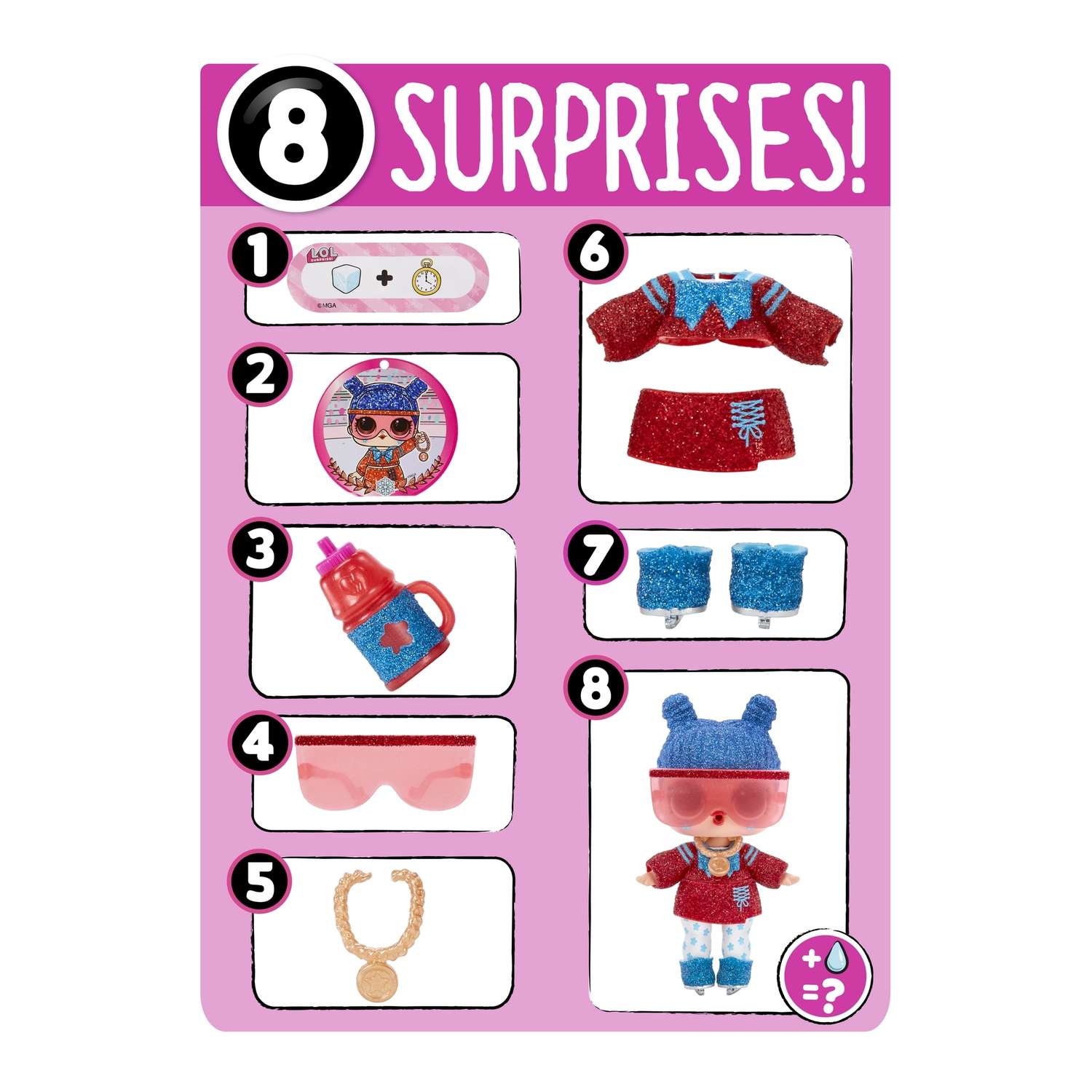 Кукла L.O.L. Surprise! All Star Sports Winter Games в непрозрачной упаковке (Сюрприз) 577843EUC 577843EUC - фото 6